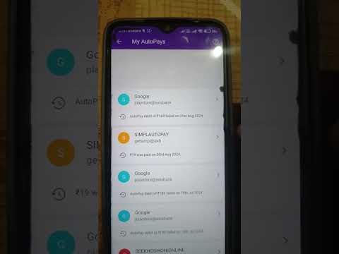 Phonepe autopay off kaise kare