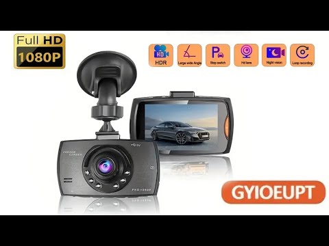 GYIOEUPT 1080 HD Автомобільна камера з інфрачервоним нічним баченням. Відеореєстратор.