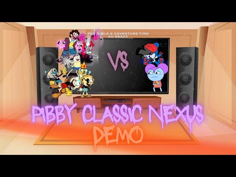 FNF Girls & Adventure Time AU React - Pibby Classic Nexus Demo - FNF Mod