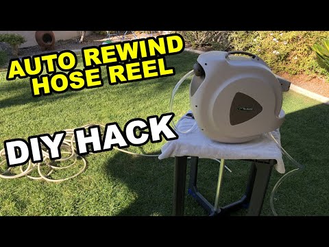 Water Changes made Easy (Auto Rewind Hose Reel)