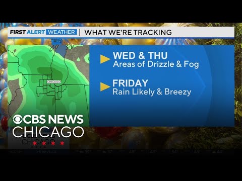 Areas of drizzle and fog Wednesday, Thursday in Chicago