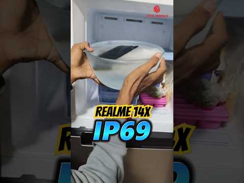 Part - 2 Realme 14x 5G 🔥 IP69 Ice Test 🧊🥶 #realme14x #realmeindia #dumdaar5gkiller #shortsindia