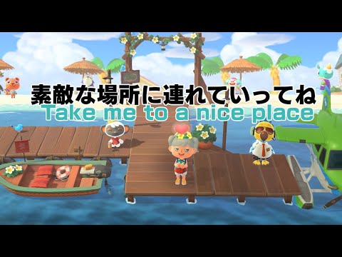 【ハッピーホームパラダイス】仕事終わりにぐるりと島を一周　#あつ森 #どうぶつの森 #AnimalCrossing #ACNH