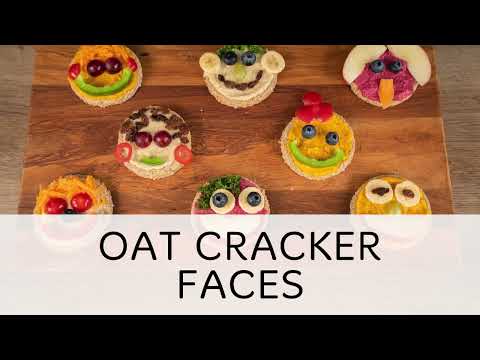 Oat cracker faces | Heart Foundation NZ