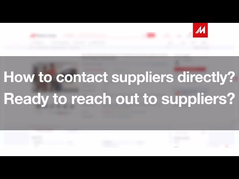 How to contact suppliers directly on Made-in-China.com?