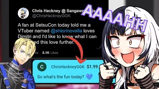 Shiori gets noticed by her husbando on stream