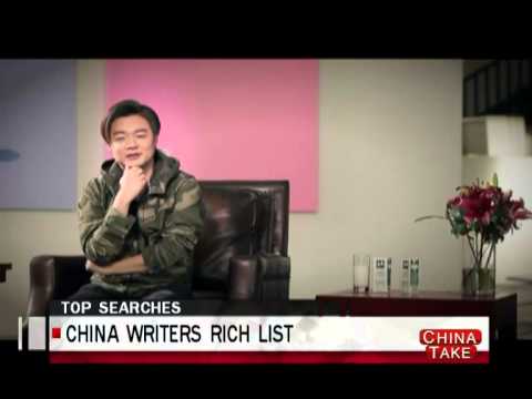 China writers rich list