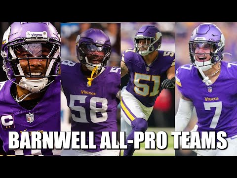 Four Minnesota Vikings Make Bill Barnwell's "All-Pro" Teams