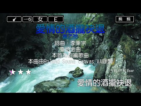 愛情的酒攏袂退-黃乙玲(Karaoke伴奏)