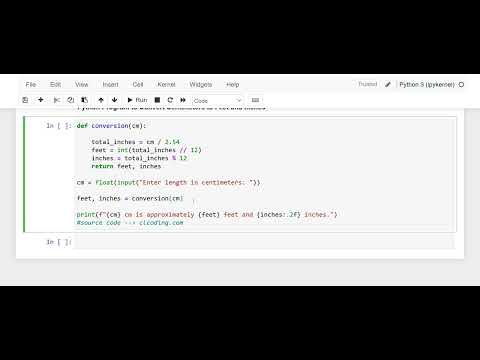 Day 9 : Python Program to Convert Centimeters to Feet and Inches