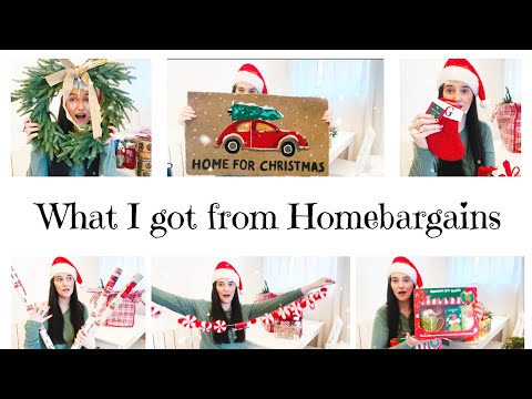 BIG Homebargains Christmas haul ♥️🌲 new instore