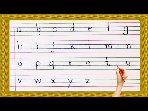 ABCD Writing Letter | Writing Capital with Small Alphabet | ABCD for Children’s | ABCD dotted No 13