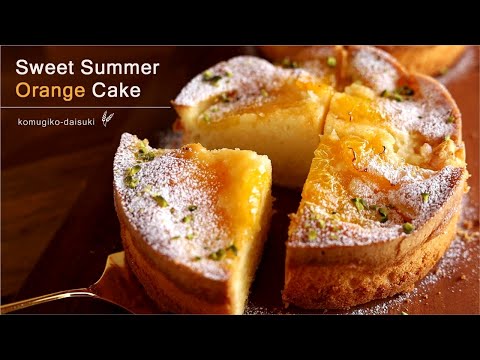 Sweet Summer Orange Cake｜komugikodaisuki【Vlog】