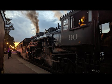 The Legend of Sleepy Hollow Train - Strasburg Railroad 90 - Railfanning - Strasburg, PA (10/28/23)