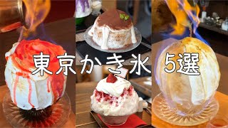 cafe vlog｜東京かき氷巡り5選／吉祥寺・三軒茶屋・湯島・谷根千・神楽坂