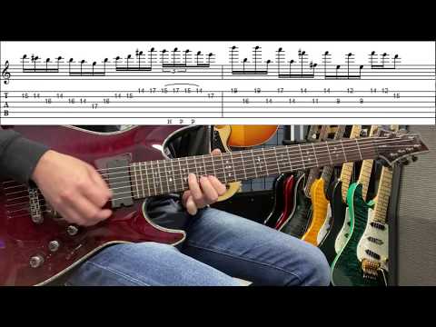 『SANO Guitar Lesson』 Acid Rain / Liquid Tension Experiment Guitar cover  slowly Tab タブ譜