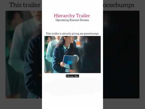 Hierarchy Trailer #shorts #kdrama #newkdrama