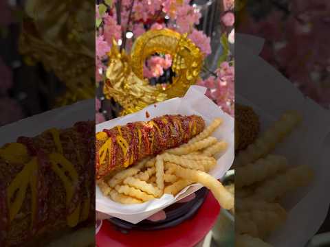 Golden Dragon Corn Dog at the Hollywood & Dine inside Universal Studios Hollywood