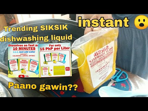 SIKSIK DISHWASHING LIQUID |PAANO GAWIN? PANGNEGOSYO 🤑