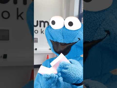 Cookie Monster Tries Crumbl Cookies