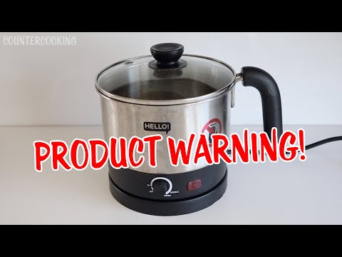 Hello! Electric Stainless Steel Hotpot WARNING!