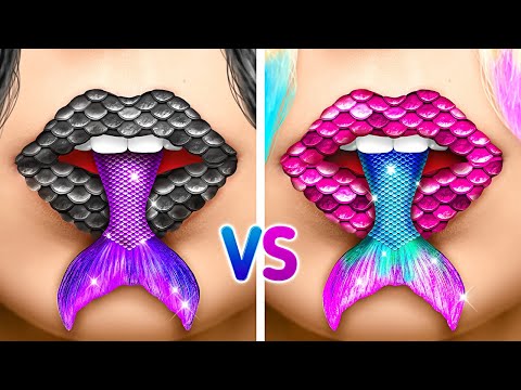 Wednesday vs Enid vs Mermaid! Mermaid Makeover to Save Missing Kids