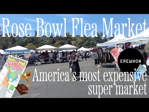 全米最大のフリマRose Bowl と全米最高級スーパーErewhonへ行くLA vlog