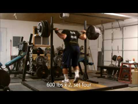 Lexington Plummer: 600 lbs (272.5 kgs) x 10 Raw Squat