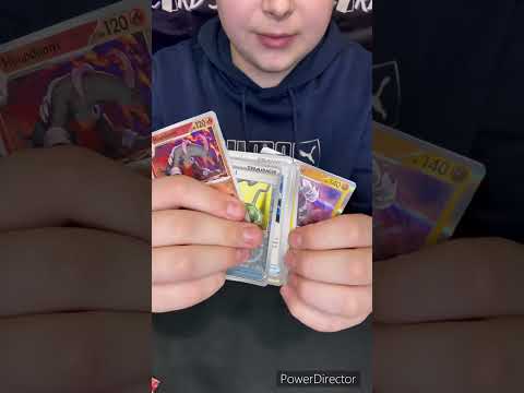 Opening booster pack Pokémon