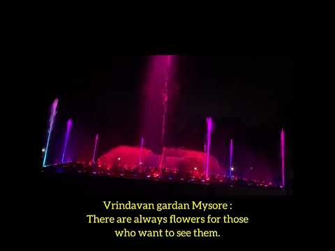 "Vrindavan Garden, Mysore: A Symphony of Nature and Design | Exploring the Enchanting Beauty"