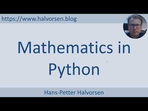 Mathematics in Python