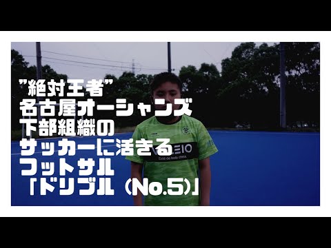 【絶対王者】名古屋オーシャンズ下部組織のサッカーに活きるフットサル「ドリブル (No.5)」