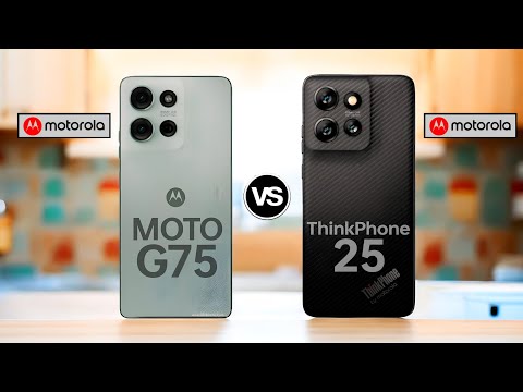 Motorola moto G75 5G VS Motorola ThinkPhone 25 5G || full review