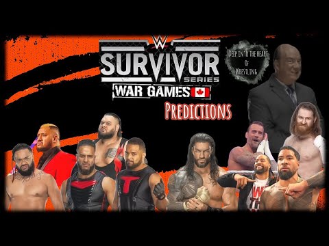 Deep Into The Heart of Wrestling- Survivor Series War Games Predictions. #wwe . #survivorseries.