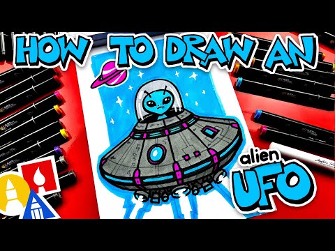 How To Draw A Cool Alien UFO