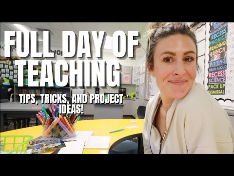 A Typical Day of Teaching - Tips and Tricks! | Teacher Vlog