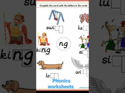 phonics worksheets