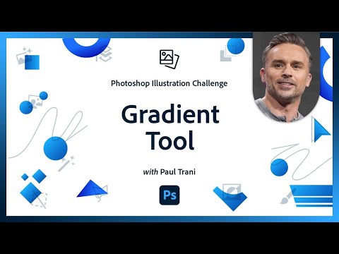 Discover the New Gradient Tool | Photoshop Illustration Challenge