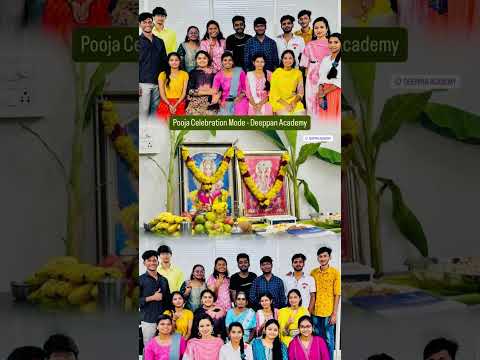 Pooja Celebration Mode - Deeppan Academy