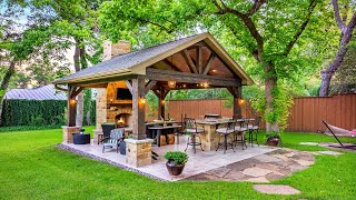 PERFECT! 100+ OUTDOOR KITCHEN DESIGN FOR BACKYARD | BEST KITCHEN COOKING AREA AND LIVING SPACE IDEAS