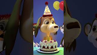 🎂 CHOCOLO ESTÁ DE CUMPLEAÑOS 🐾 |  CANCIONES INFANTILES #shorts