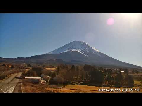 【LIVE】富士ヶ嶺からの「富士山ライブカメラ」　"mount fuji live camera"