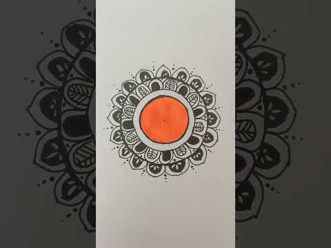 Mandala art #drawing #artandcraft #mandalarts #trendingshorts