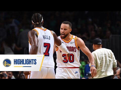 Warriors Win Thriller in Boston | Kia Clutch Plays