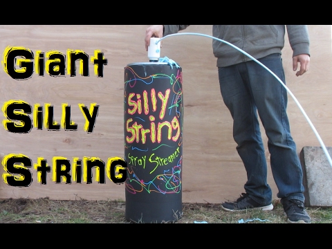 Worlds Largest Silly String (Experimental Fun)