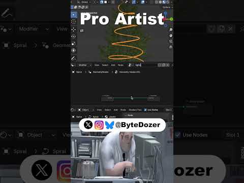 Noob vs Pro artist: Christmas Lights #blendertutorial #blender #blendercommunity #blender3d #b3d