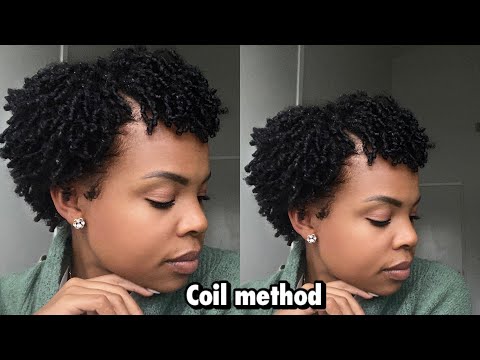 Wash and go, “coil method” for | Dry Natural Hair |  Beginner friendly |