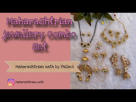 Maharashtrian jewellery combo sets ✨