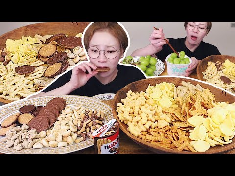 간단하게 과자 먹방! 🍪🍫240908/Mukbang, eating show