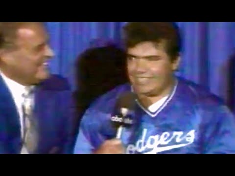 Fernando Valenzuela Interview • 1986 MLB All-Star Game